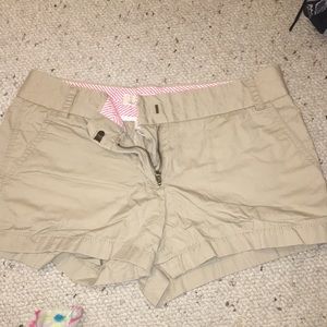Khaki shorts j. crew